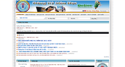 Desktop Screenshot of daotao.qnamuni.edu.vn